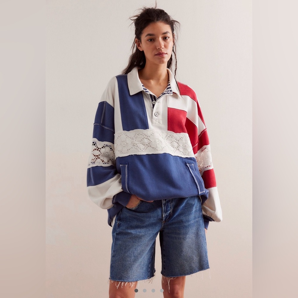 NWT We The Free American Polo